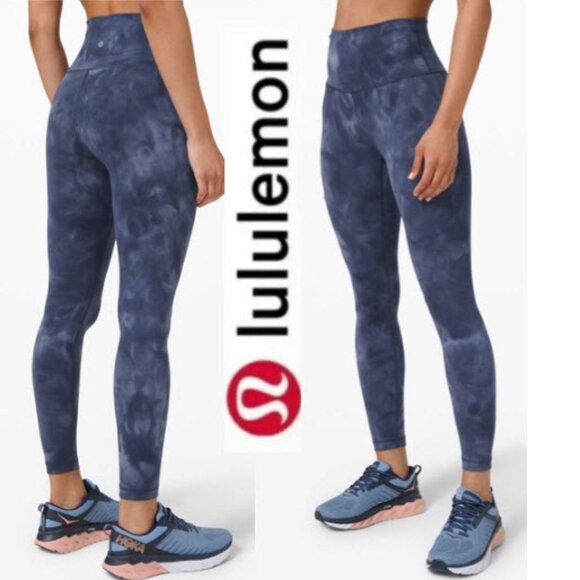 Wunder Train High-Rise Tight 25" Diamond Dye Size 10 - Picture 1 of 16